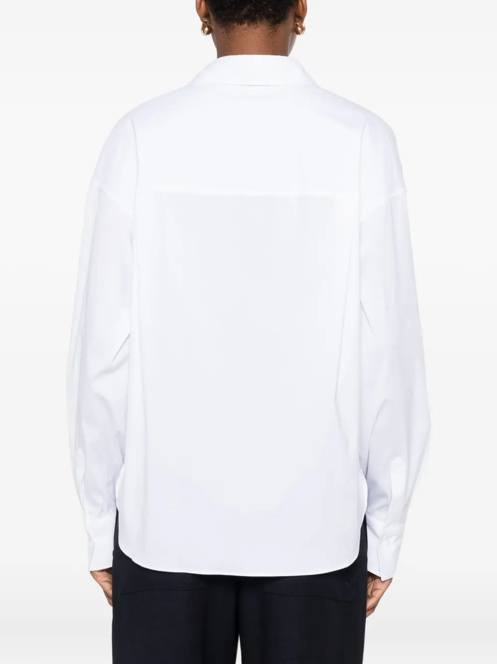 Brunello Cucinelli Blouse met V-hals Wit
