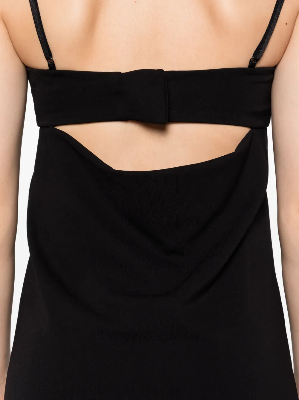 Sportmax Uitgesneden mini-jurk Zwart