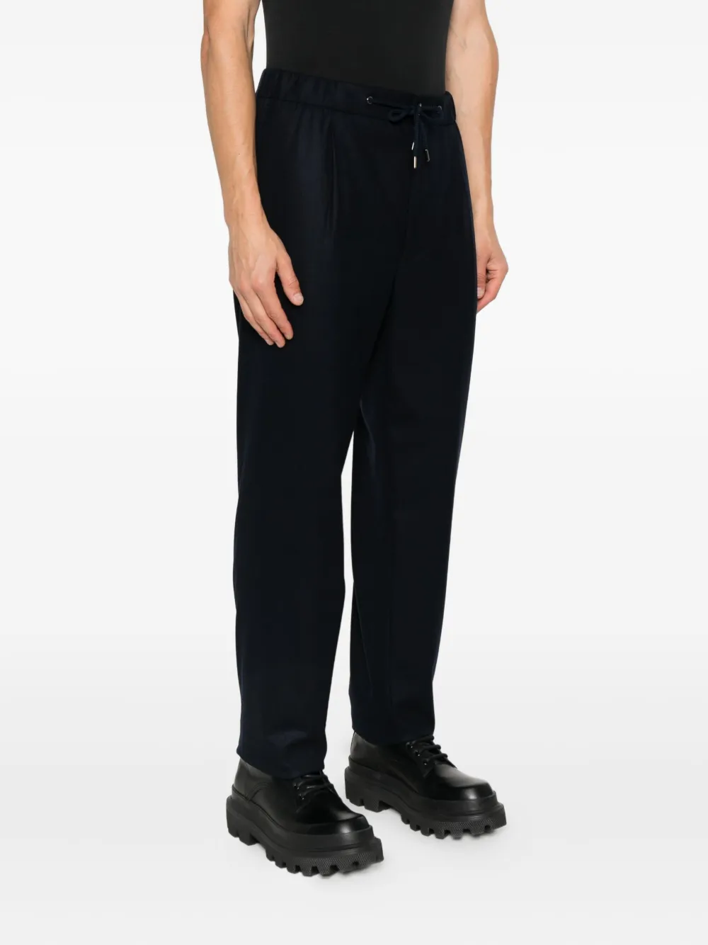 Giorgio Armani Broek met trekkoord Blauw