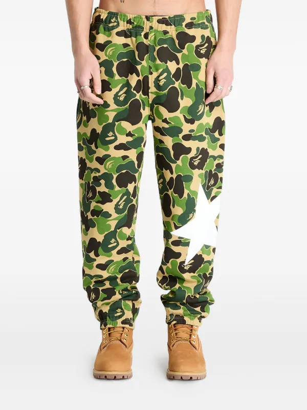 A BATHING APE® Abc Camo Star スウェットパンツ | グリーン | FARFETCH JP