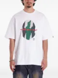 A BATHING APE® sharks graphic T-shirt - White