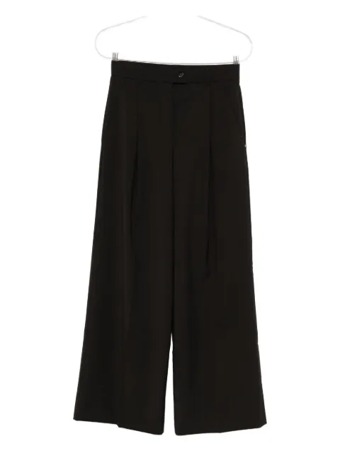 Sportmax pleated wide-leg trousers