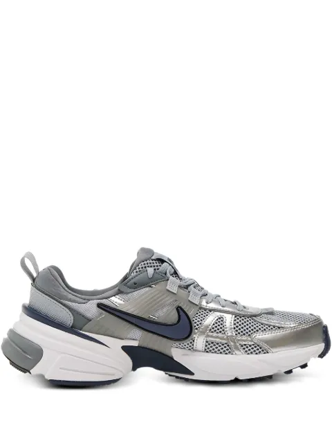 Nike  V2K Run metallic mesh low-top sneakers