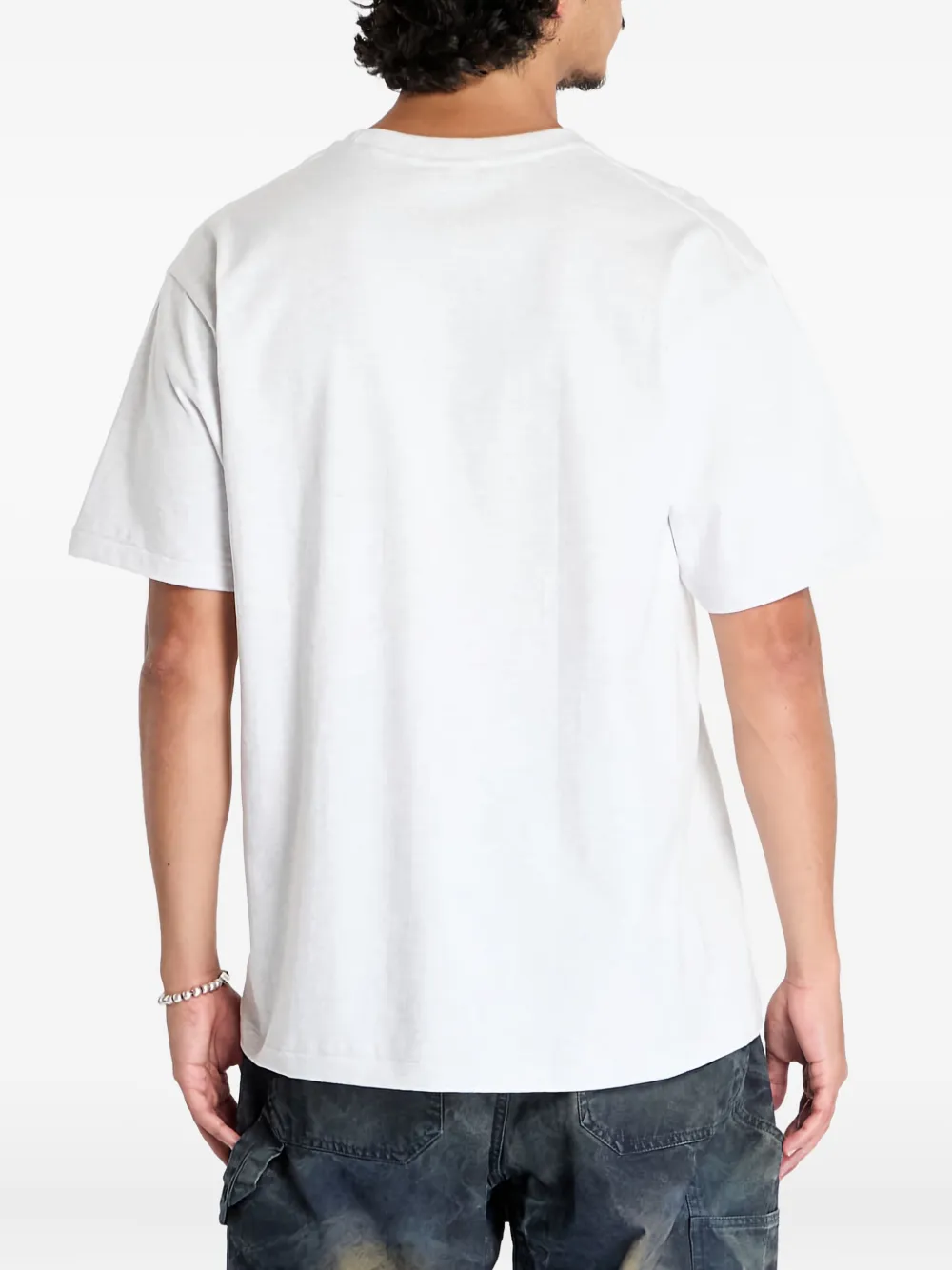 A BATHING APE Color Camo WGM Ape Head Overlap katoenen T-shirt Grijs