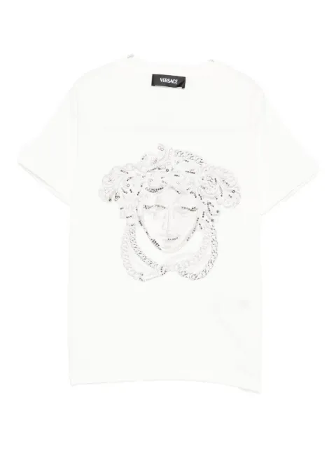 Versace Kids medusa-head sequin-embellished t-shirt