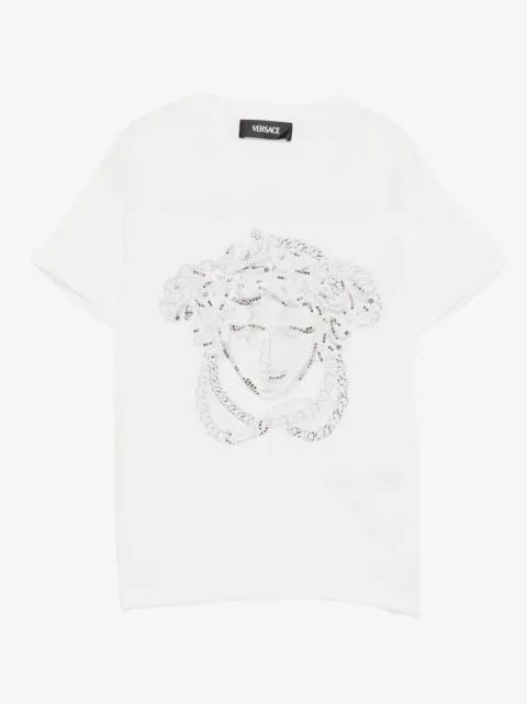 Versace Kids medusa-head sequin-embellished t-shirt