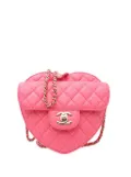 CHANEL Pre-Owned 2021-2025 Lambskin CC in Love Heart crossbody bag - Pink