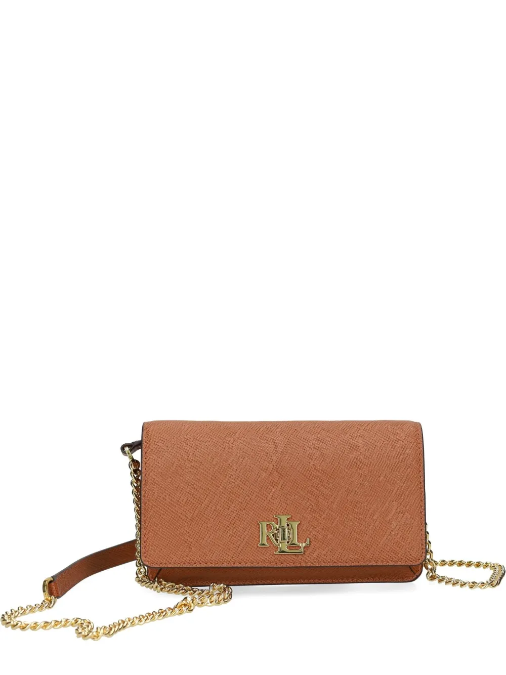 Lauren Ralph Lauren logo-plaque cross body bag - ブラウン Lauren Ralph Lauren logo-plaque cross body bag - ブラウン