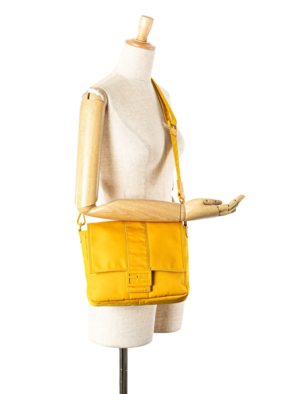 Fendi Pre-Owned 2010-2025 Medium Econyl Nylon Baguette crossbody bag | Pre-Owned | Image 2