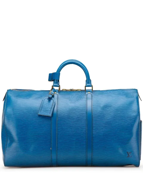 Louis Vuitton Pre-Owned شنطة سفر 'إيبي كيبول 50' 1992