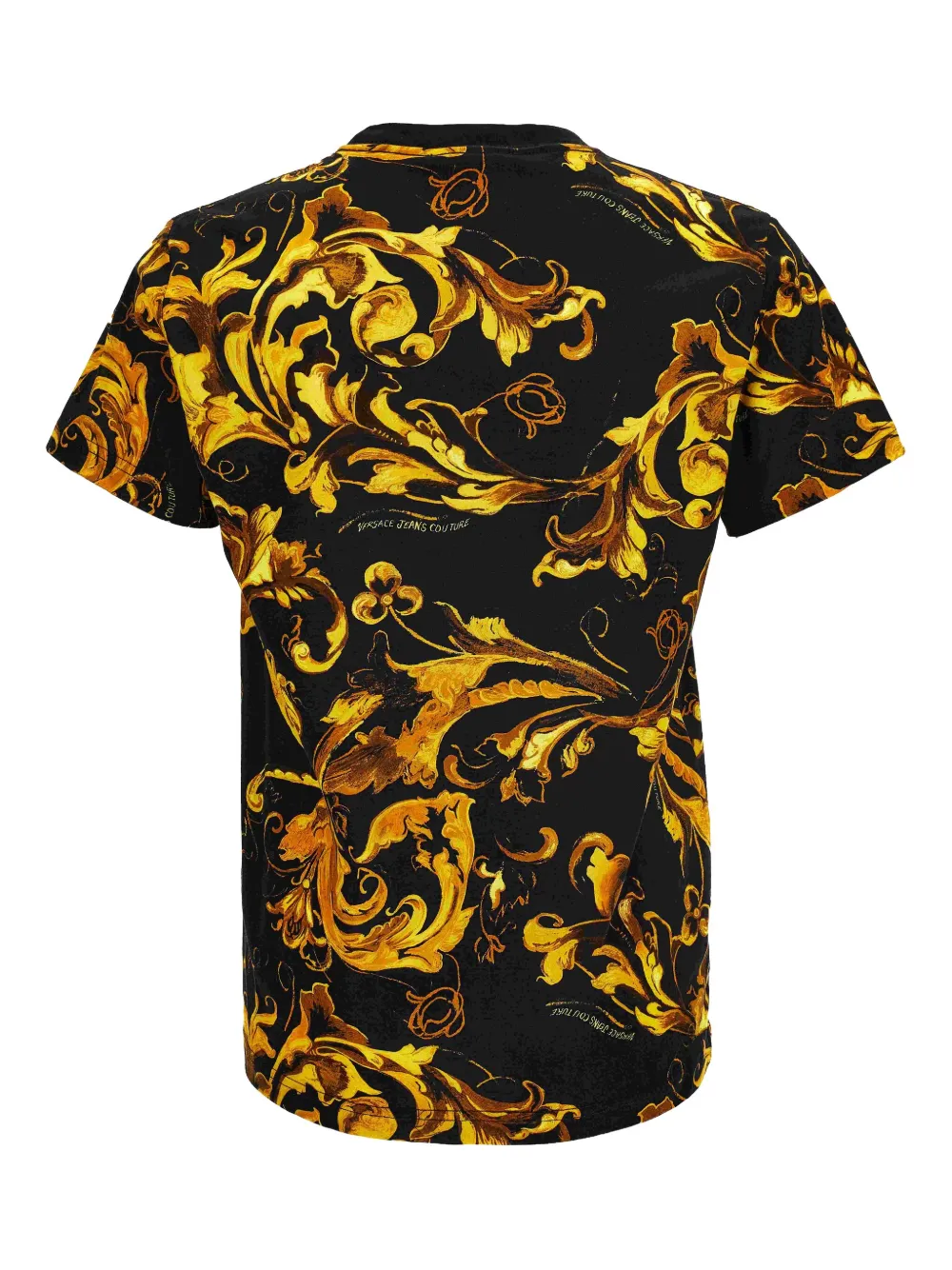 Versace Jeans Couture baroque-print T-shirt - Zwart