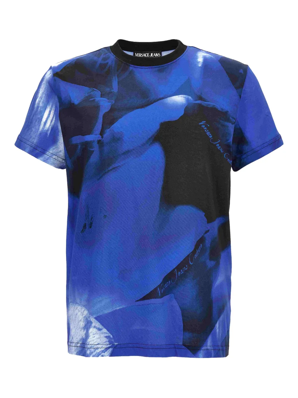 Versace Jeans Couture abstract-print T-shirt | Blue | Image 1