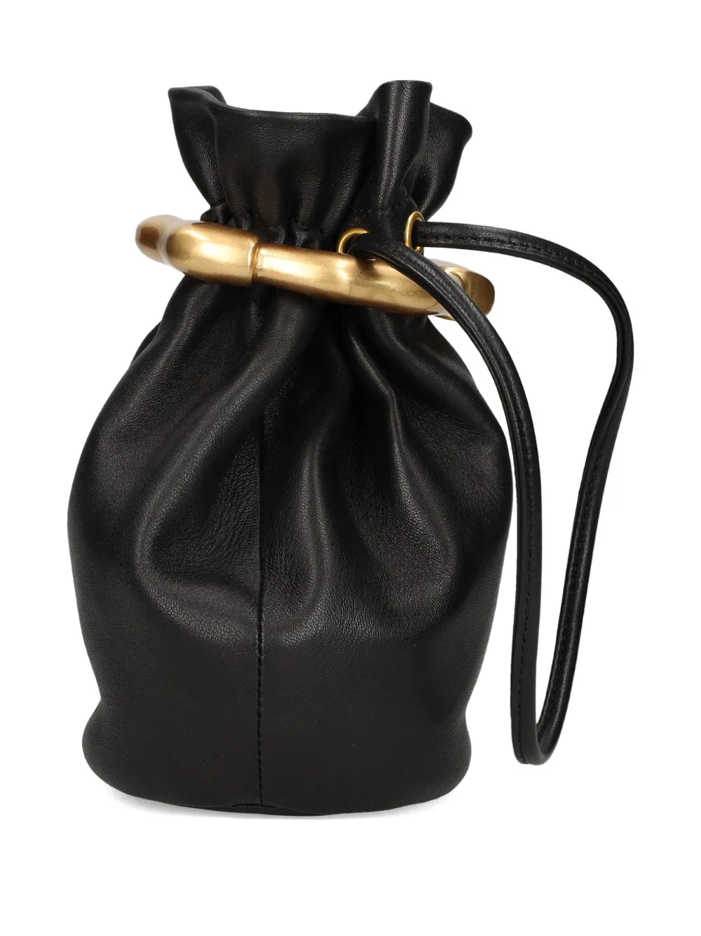 Cult Gaia Asa bucket-tas met trekkoord Zwart