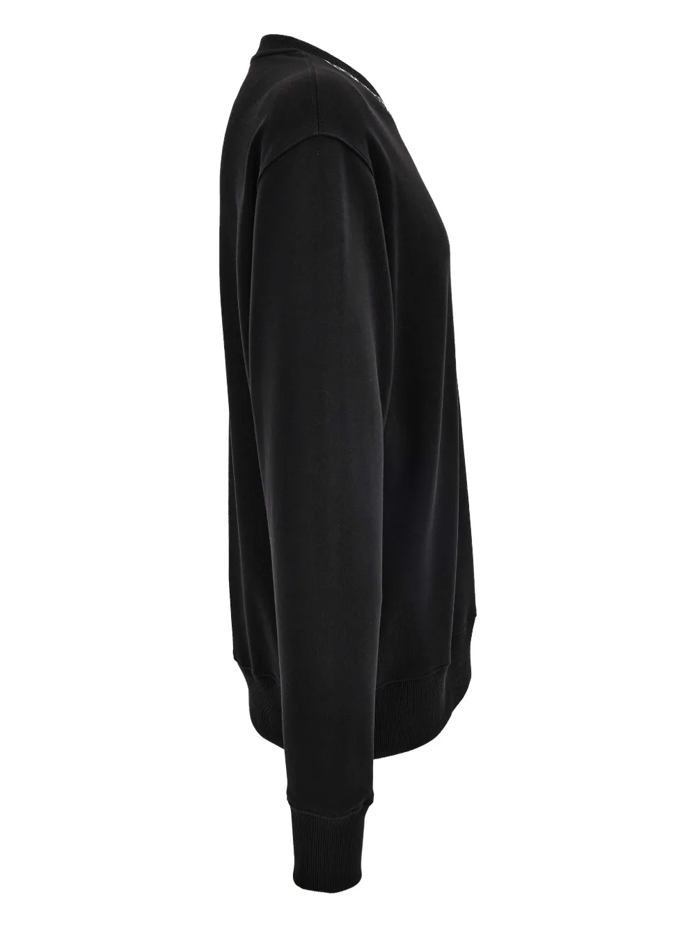 Versace Jeans Couture Sweater met ronde hals Zwart