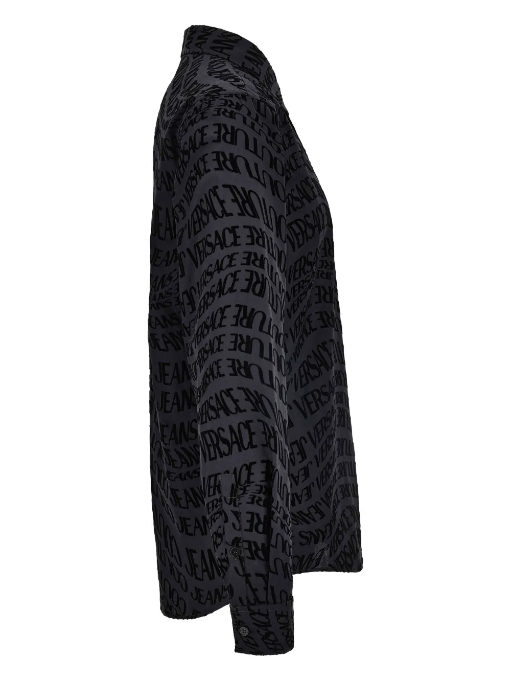 Versace Jeans Couture logo-print shirt - Zwart