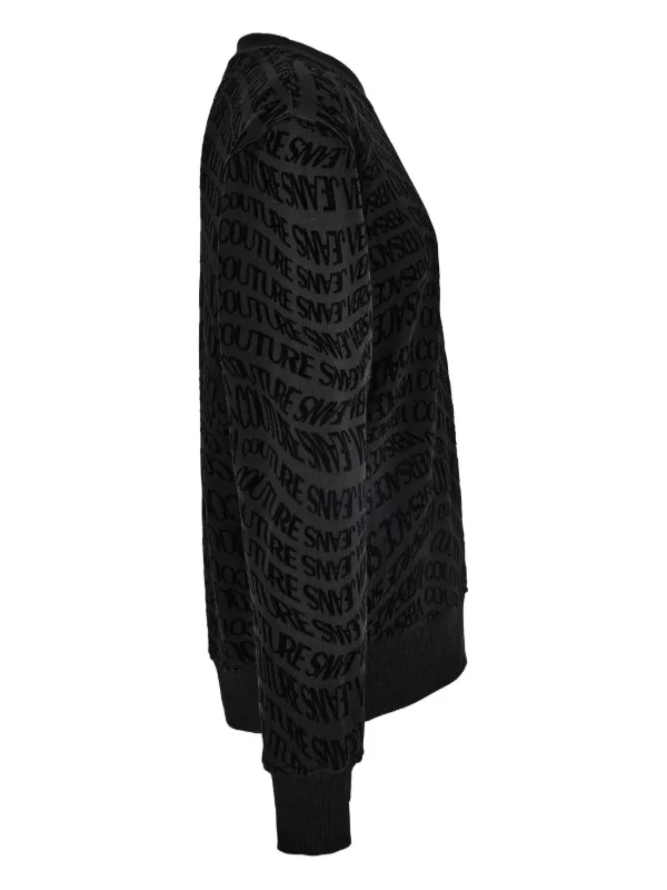 Versace Jeans Couture ロゴ スウェットシャツ | ブラック | FARFETCH JP