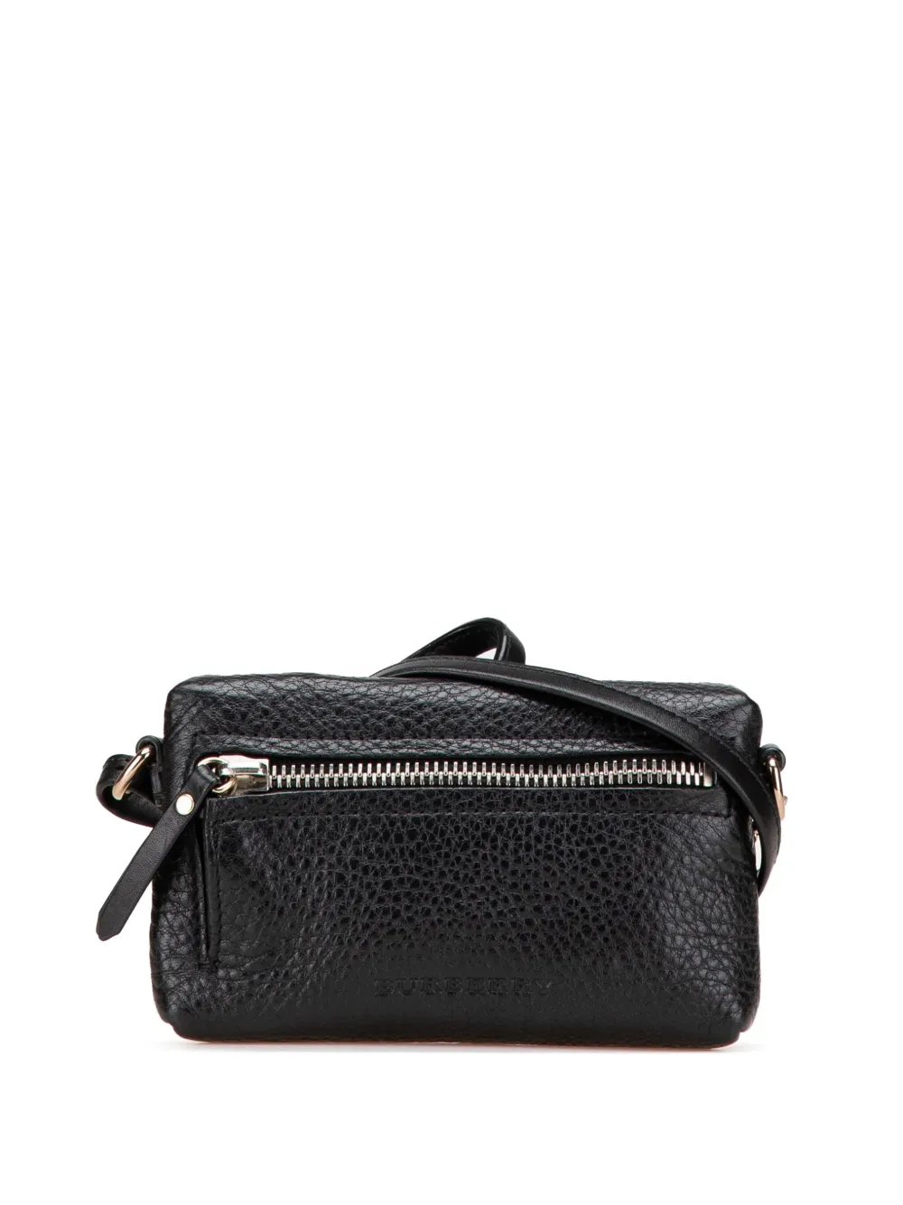 Burberry Pre-Owned 2000-2017 Mini Grainy Calfskin Rossett crossbody bag | Black | Image 1