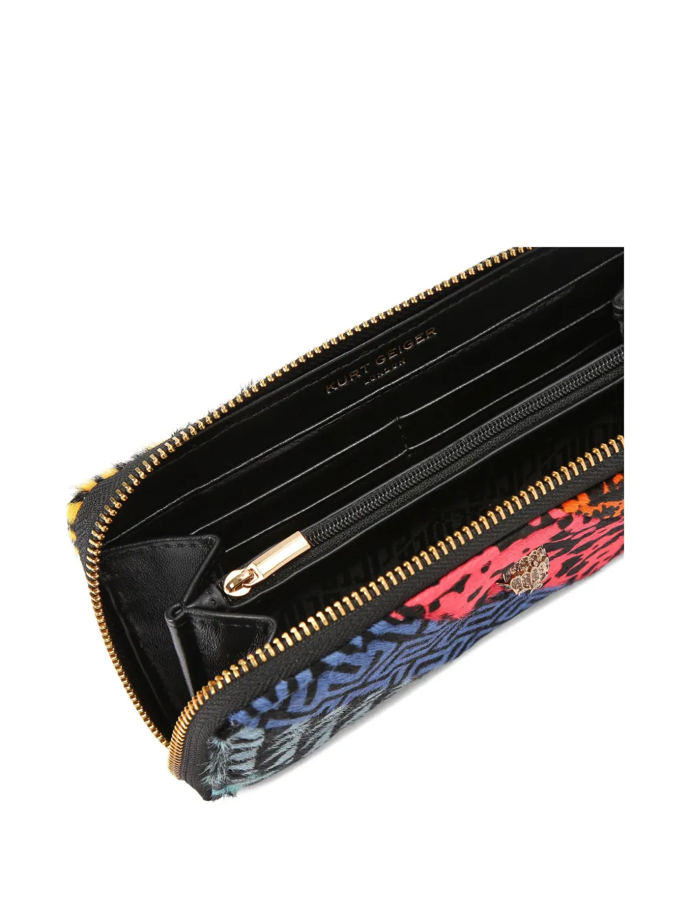 Kurt Geiger London Kensington portemonnee met rits Blauw