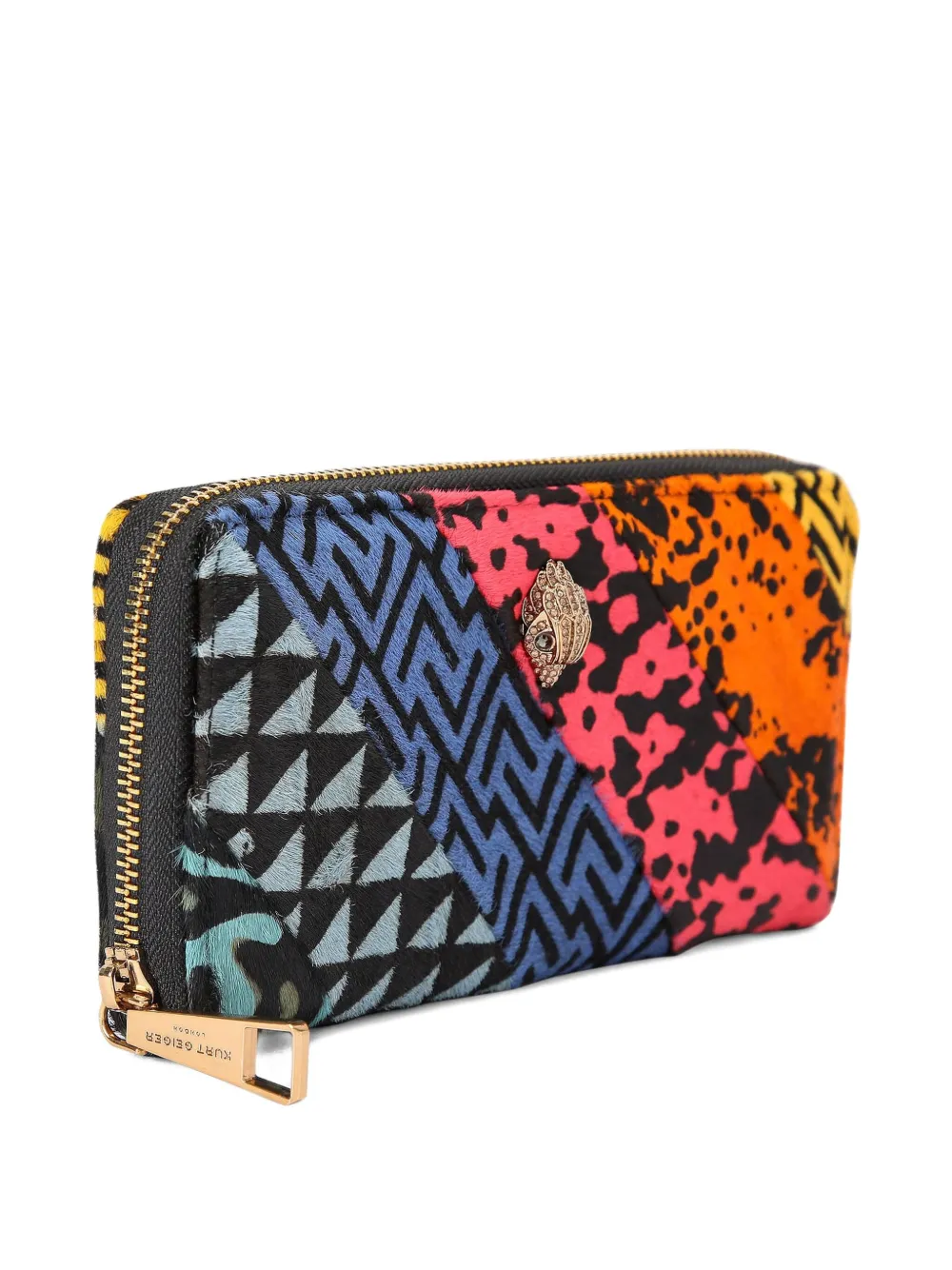 Kurt Geiger London Kensington portemonnee met rits Blauw