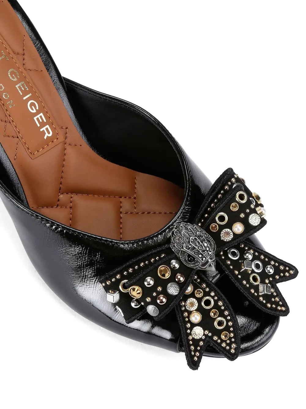 Kurt Geiger London Belgravia muiltjes met hak Zwart