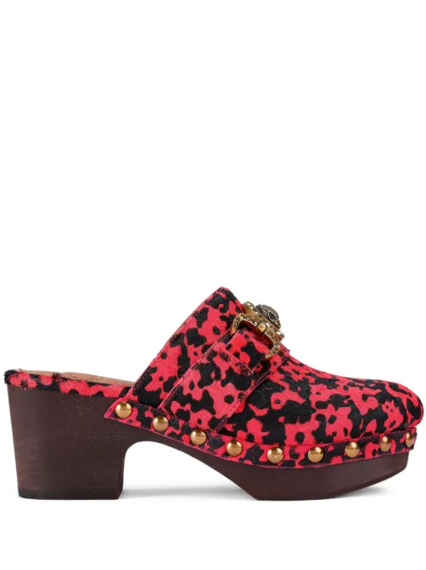 Kurt Geiger London 35mm Mansion eagle-charm mules
