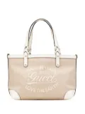 Gucci Pre-Owned 2016-2025 Small Canvas Craft Logo Model tote bag - Brown
