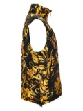 Versace Jeans Couture barocco-print puffer vest - Black