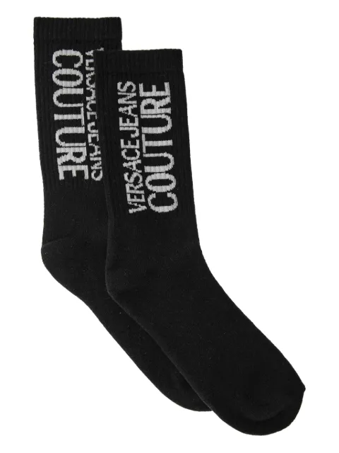 Versace Jeans Couture logo-print ribbed socks