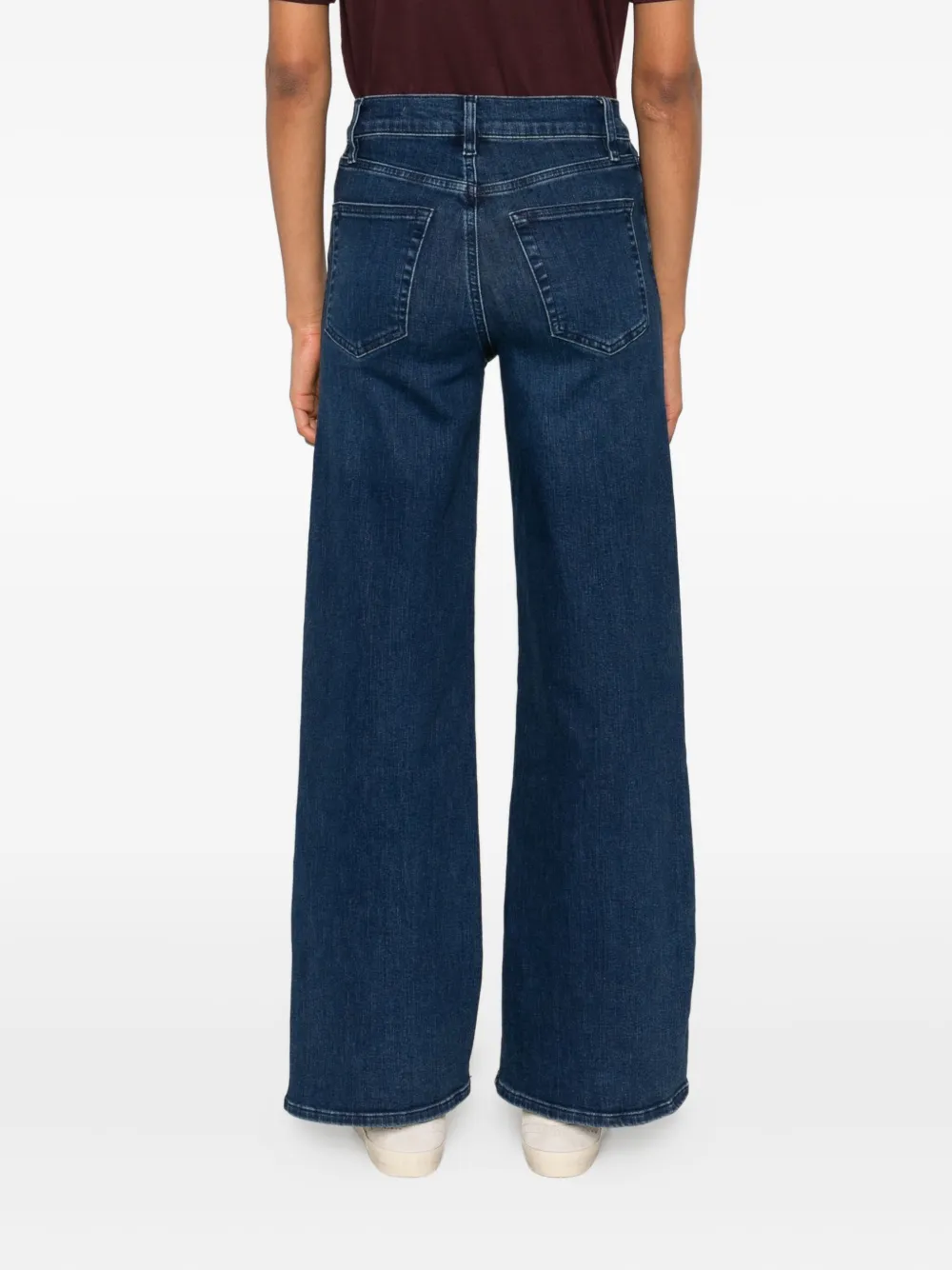 FRAME Jeans met vijf zakken Blauw