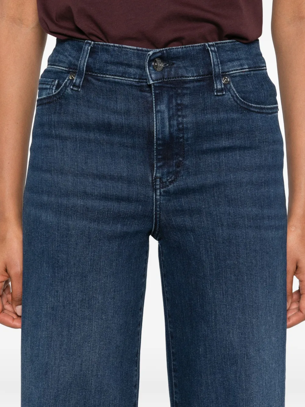 FRAME Jeans met vijf zakken Blauw