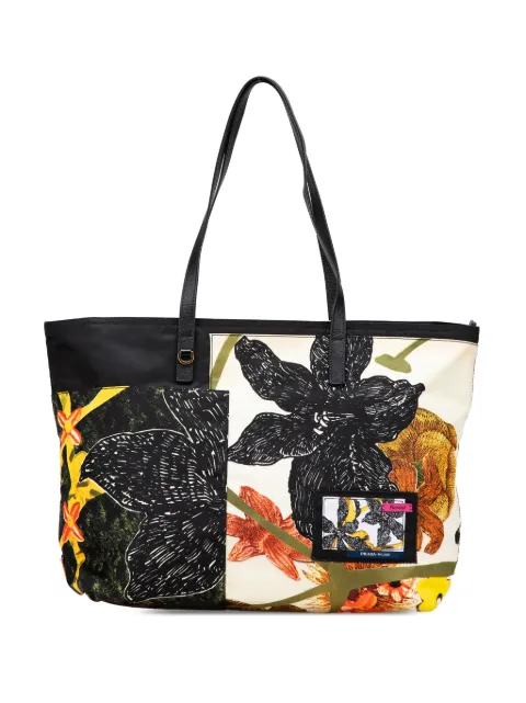 Prada Pre-Owned 2013-2025 Tessuto Flower Collage tote bag