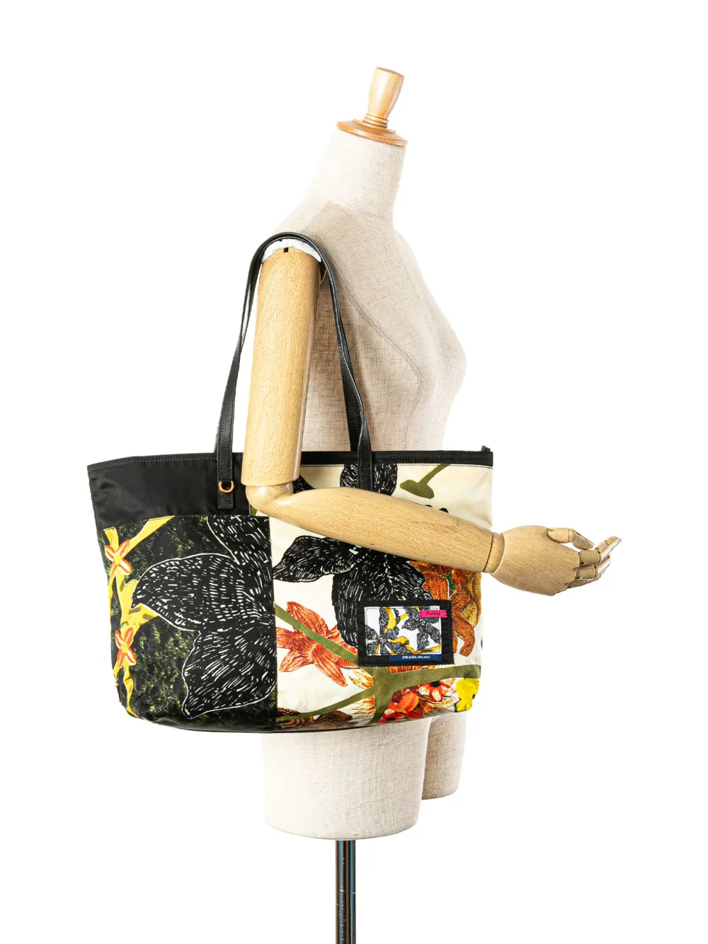 Prada Pre-Owned 2013-2025 Tessuto Flower Collage tote bag | Pre-Owned | Image 2