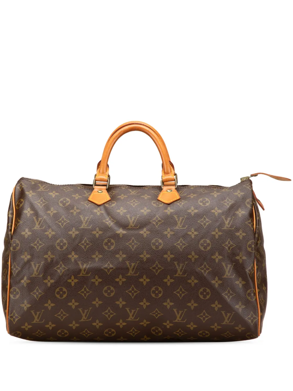 Louis Vuitton Pre-Owned 1983 モノグラム スピーディ 40 ボストンバッグ - ブラウン Louis Vuitton Pre-Owned 1983 モノグラム スピーディ 40 ボストンバッグ - ブラウン