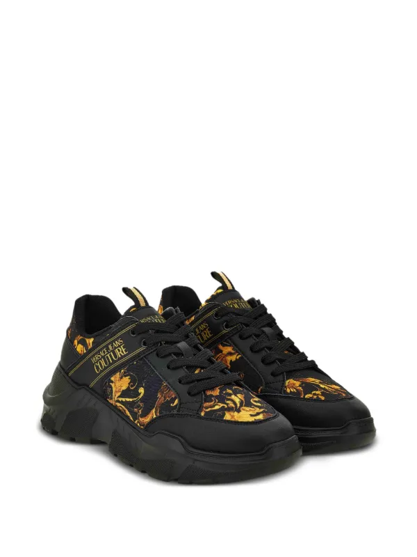 関税込み】Sneakers - Versace - Leather - Black