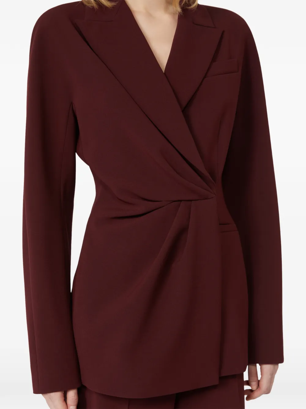 Max Mara Crêpe blazer Rood