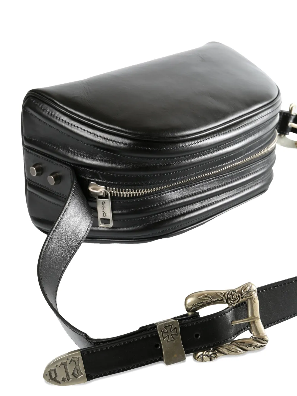 Enfants Riches Deprimes Belt-strap Shoulder Bag In Black