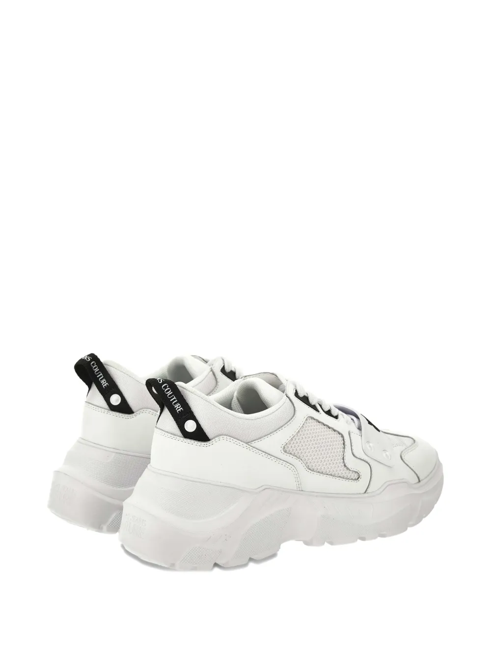 Versace Jeans Couture Speedtrack logo-embossed mesh sneakers White