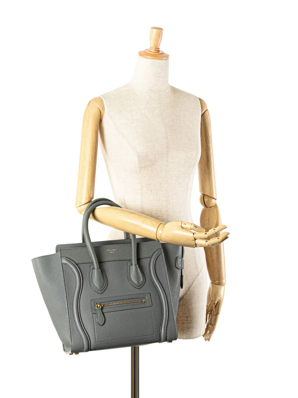 Céline Pre-Owned 2017 Micro Calfskin Luggage Tote handbag | Pre-Owned | Image 2