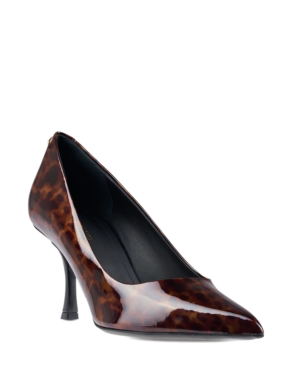 Ferragamo 70mm patent-leather leopard-print pumps | Heeled Pumps | Image 2