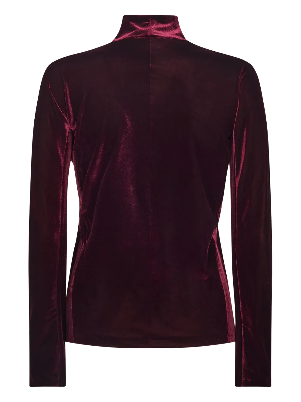 Forte T-shirt met trechterhals Rood