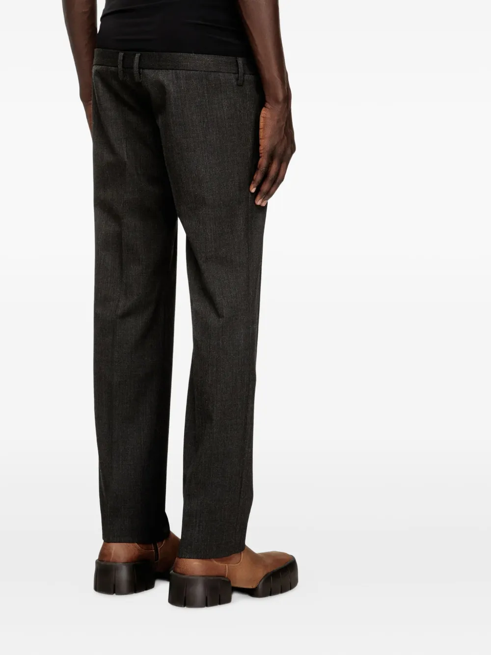 Diesel Broek met dubbele taille - Grijs