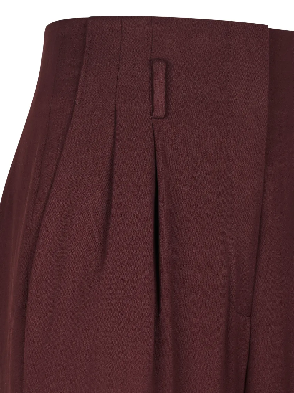 Forte Forte Pleated Trousers In Red
