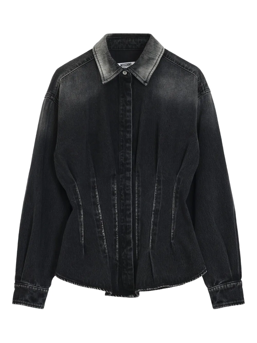 Moschino concealed-closure shirt - Nero