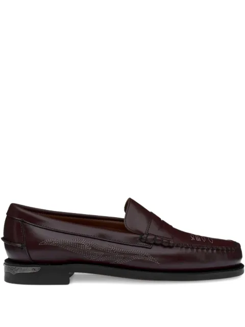 Sebago Dan El Paso embroidered penny loafers