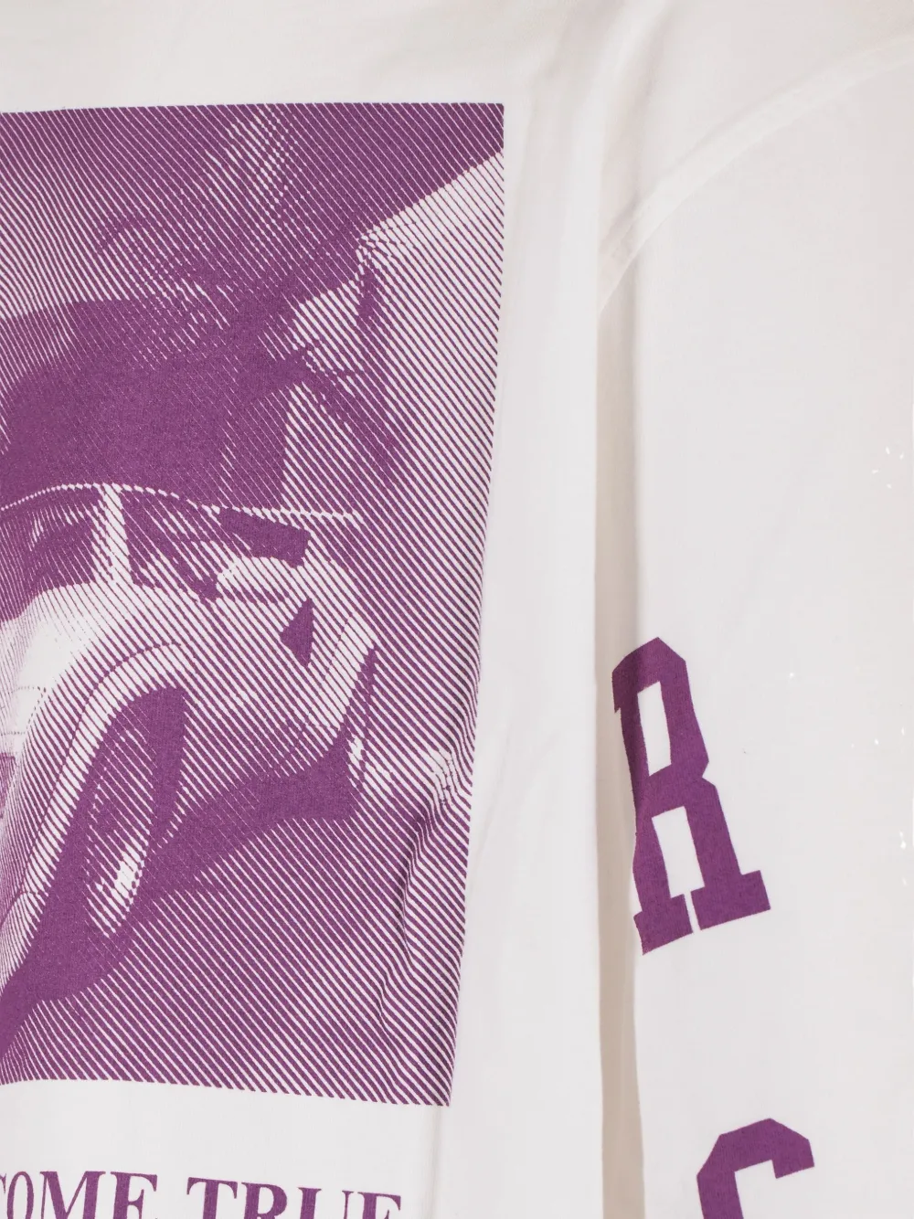 AGOLDE Sweater met lange mouwen en grafische print Wit