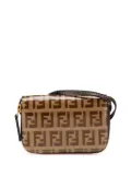 Fendi Pre-Owned 2000-2025 Zucchino Crystal Wallet on Strap crossbody bag - Brown