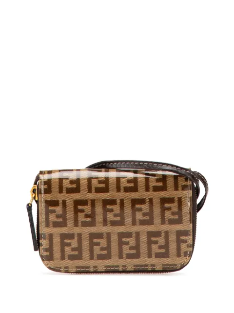 Fendi Pre-Owned 2000-2025 Zucchino Crystal Wallet on Strap crossbody bag