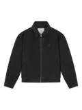 Arte Antwerp corduroy zip-up shirt jacket - Black