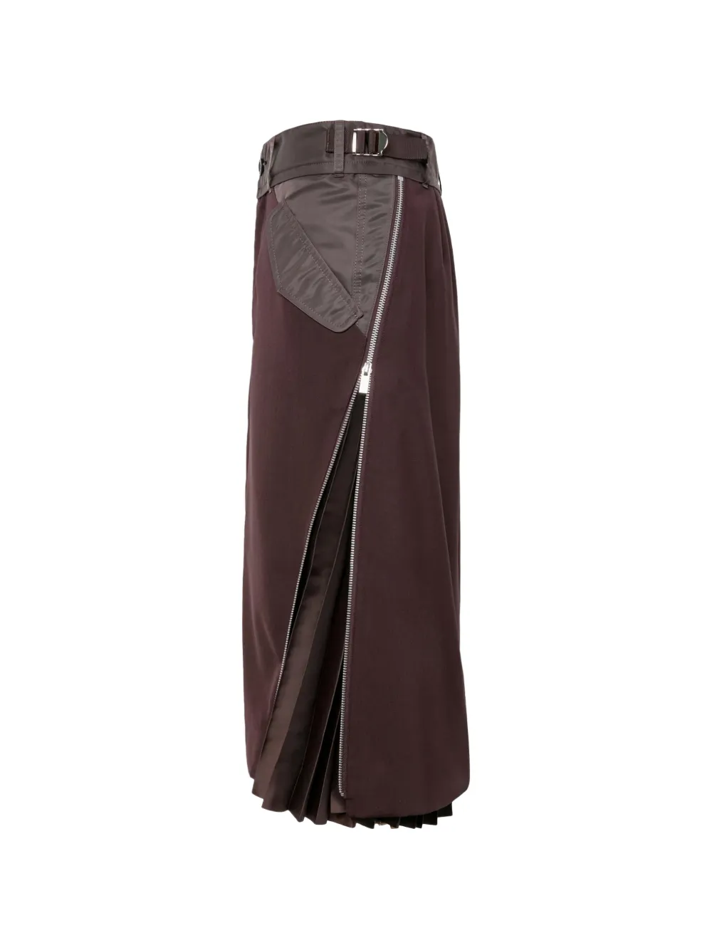 sacai High waist rok Bruin
