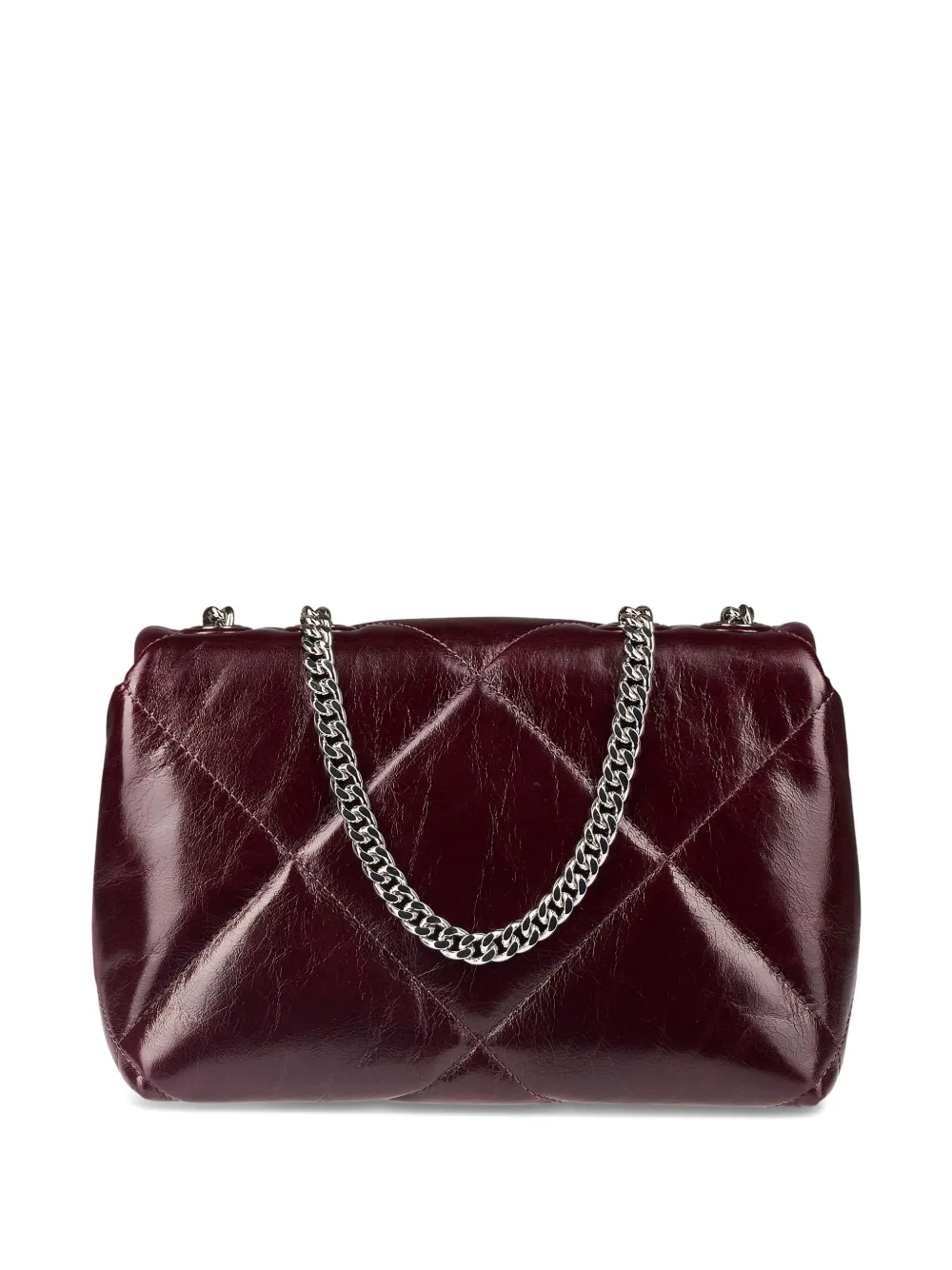 Tory Burch Quilted Leather Shoulder Bag In Red